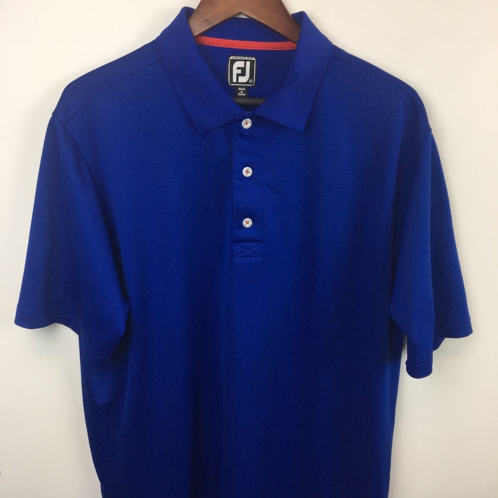 FootJoy Men's XL Blue Athletic Golf Polo Shirt